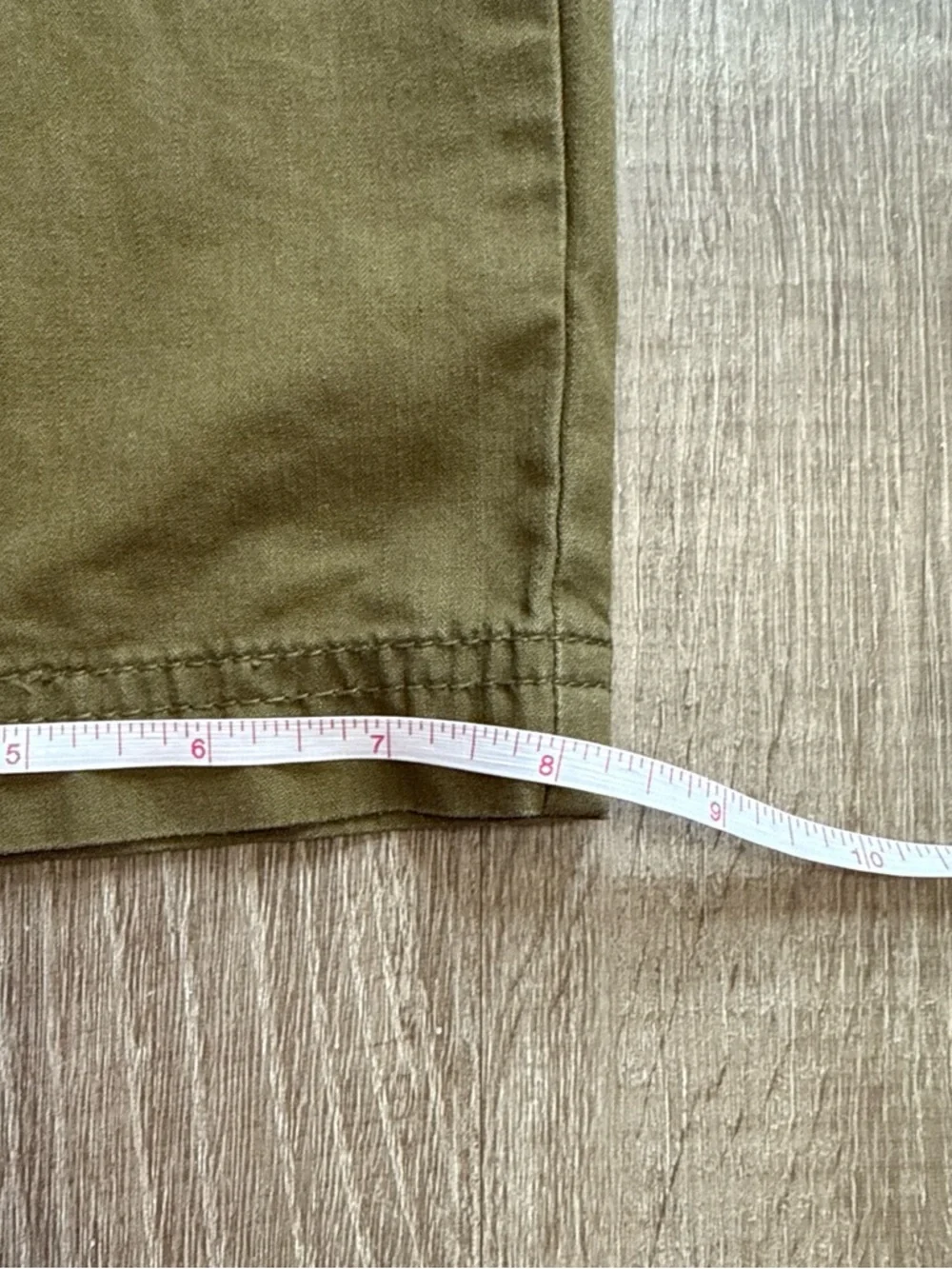 Pact Organic Cotton Olive Green Chino Style French Work Surplus Pants Size XS - Picture 12 of 12
